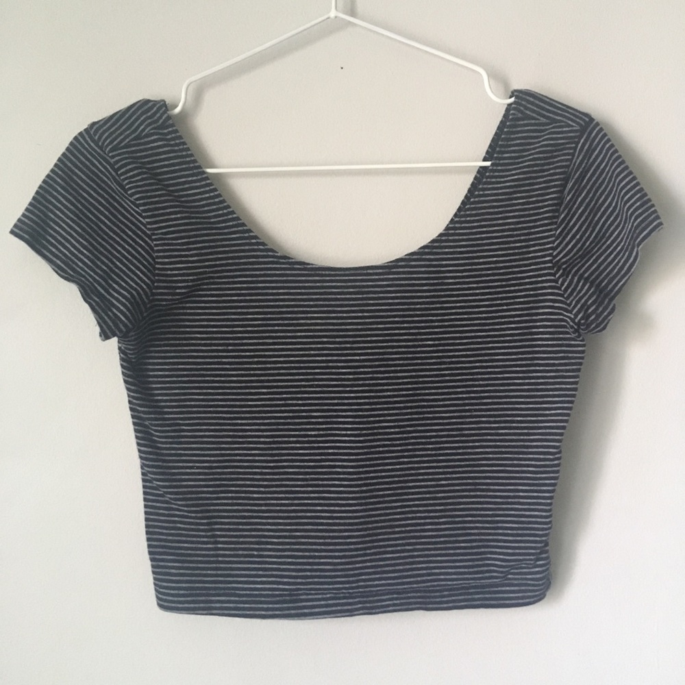 Striped Crop Top | Garage | Size S